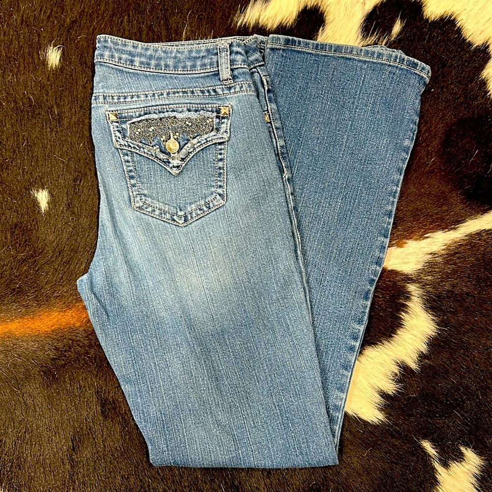Modern denim jeans